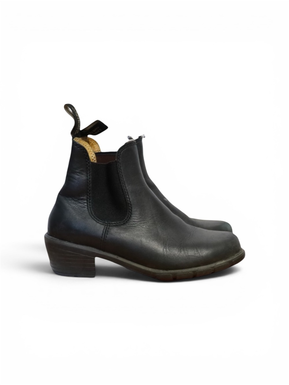 Blundstone 1671 - Women's Series Heel Black Leather Boot Size 7.5